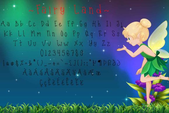 Fairy Land Font font preview - 2