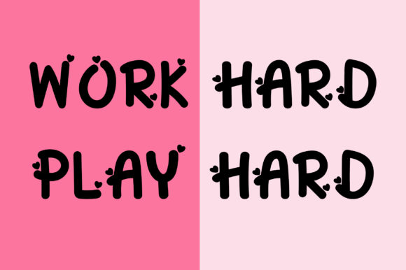 Heart Candy Font - Preview 4