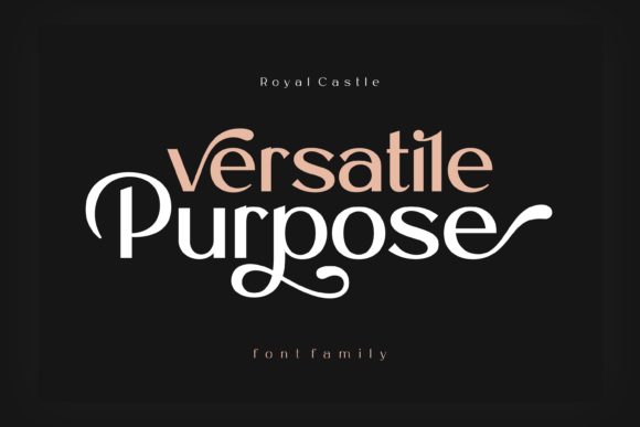 Royal Castle Font PNG with transparent background - Preview 1