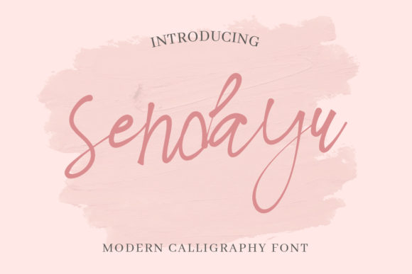 Sendayu Font PNG with transparent background - Preview 1