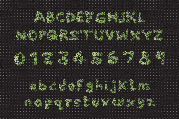 Skullz Font PNG with transparent background - Preview 1