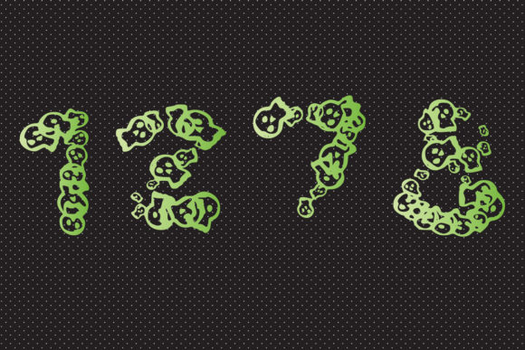 Skullz Font PNG with transparent background - Preview 3