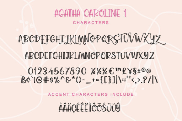 Agatha Caroline Font - Preview 5