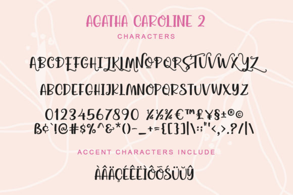 Agatha Caroline Font - Preview 6