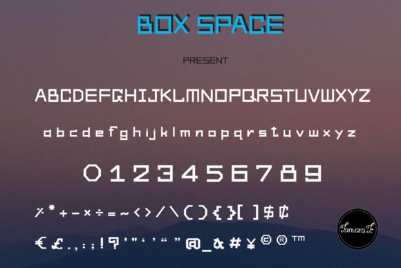 Box Space Font - Preview 4