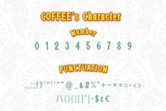 Coffee Font - Preview 2