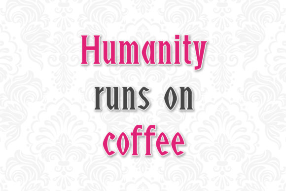 Coffee Font - Preview 3