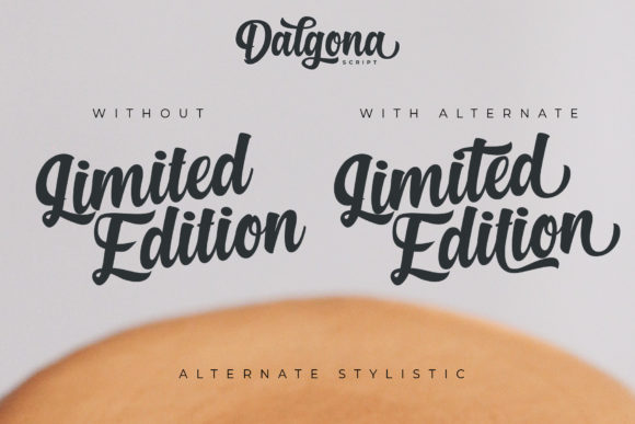 Dalgona Font - Preview 4