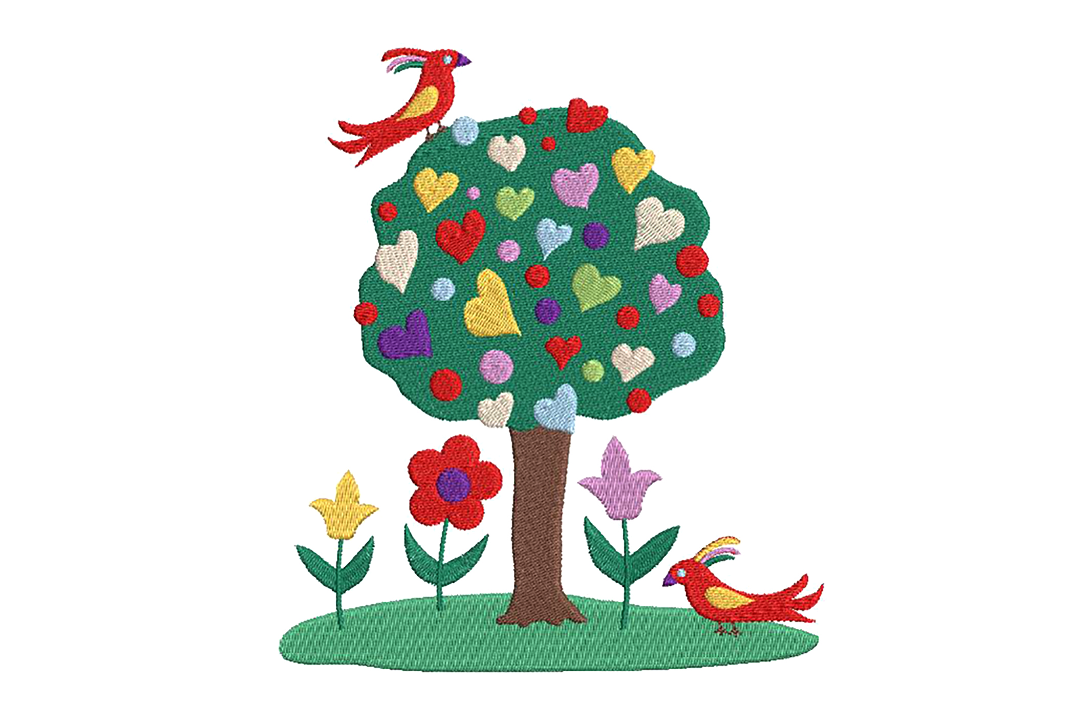 Designed by Kids: Tree Flowers and Birds