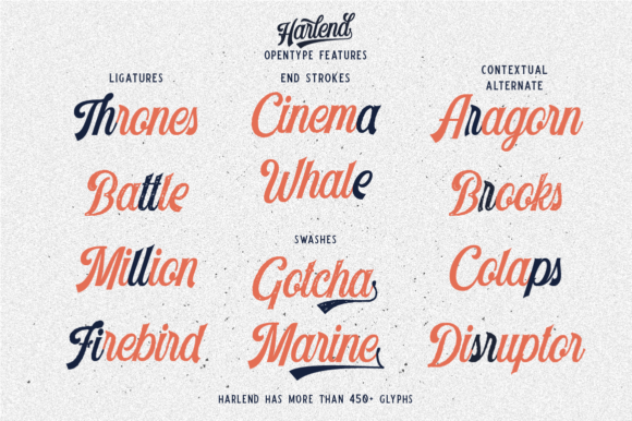 Harlend Font - Preview 4