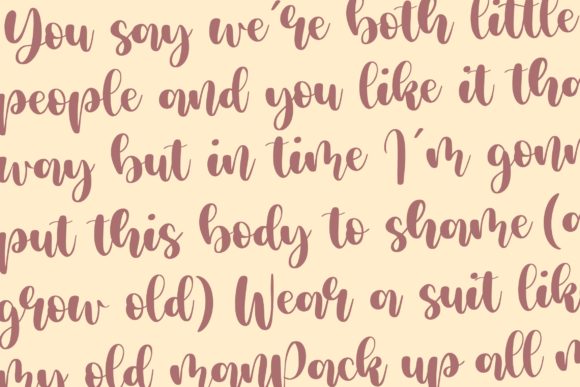 Milcandy Font PNG with transparent background - Preview 4
