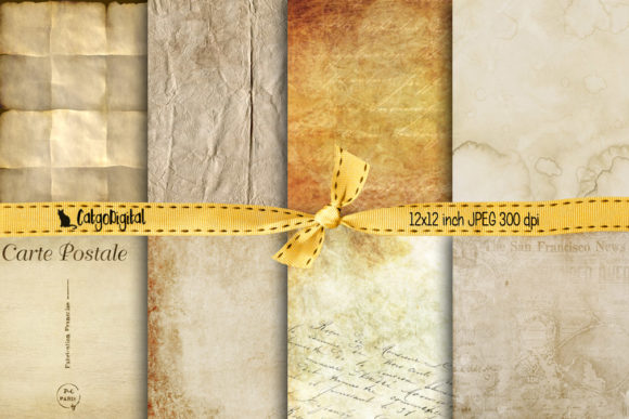 Vintage Old Papers Digital Papers