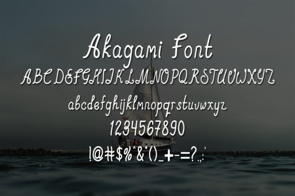 Akagami Font - Preview 4