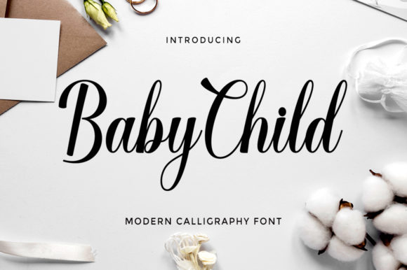 Baby Child Script & Handwritten Font By LetterFreshStudio