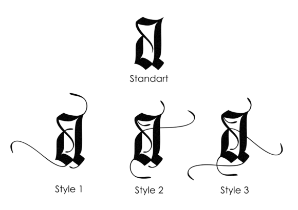 Black Callig Font - Preview 1
