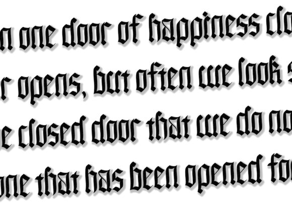 Black Callig Font - Preview 3