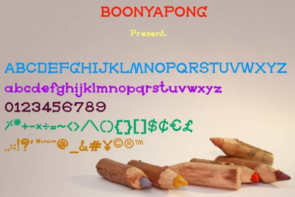 Boonyapong Font - Preview 5