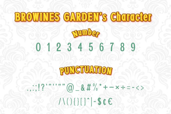 Brownies Garden Font - Preview 2