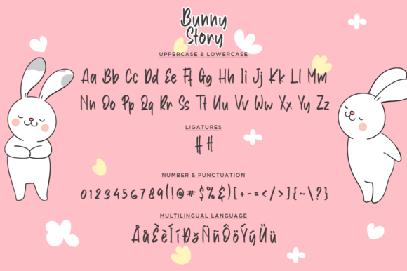 Bunny Story Font - Preview 6