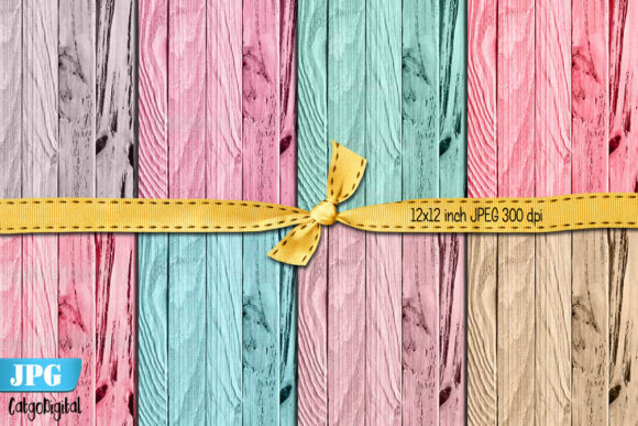 Cupcake Wood Texture Digital Backgrounds