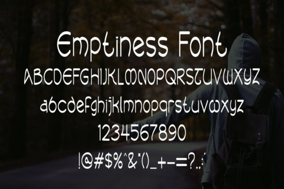 Emptiness Font - Preview 4