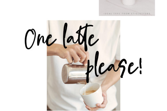 Ideal Type Font PNG with transparent background - Preview 2