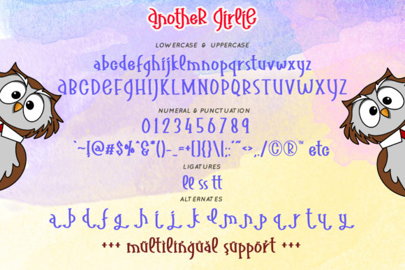 Another Girlie Font - Preview 5