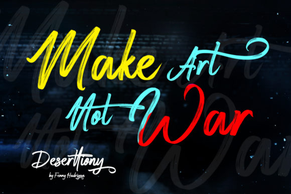 Deserttiony Font PNG with transparent background - Preview 5