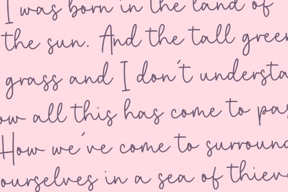 Joselyna Font PNG with transparent background - Preview 4
