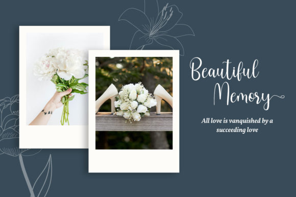 Margareth Gretal Font PNG with transparent background - Preview 6