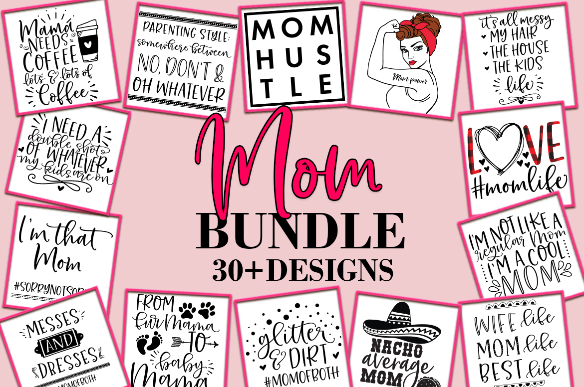 Mom Mother Quotes Bundle Graphic by freelingdesignhouse · Creative Fabrica