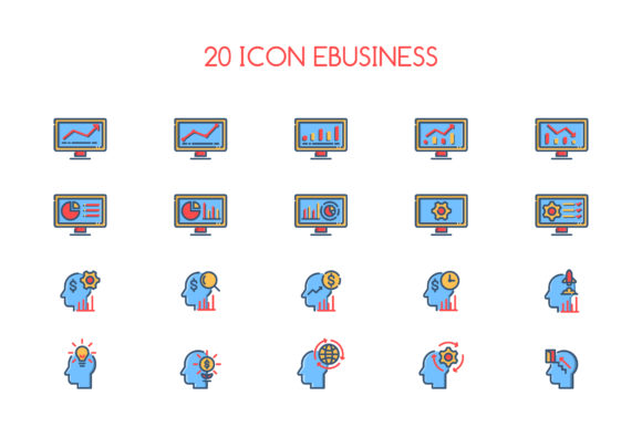 20 Christmas Icon Set Graphic by captoro · Creative Fabrica