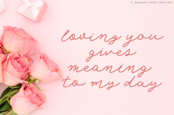 Angel Rose Font - Preview 1