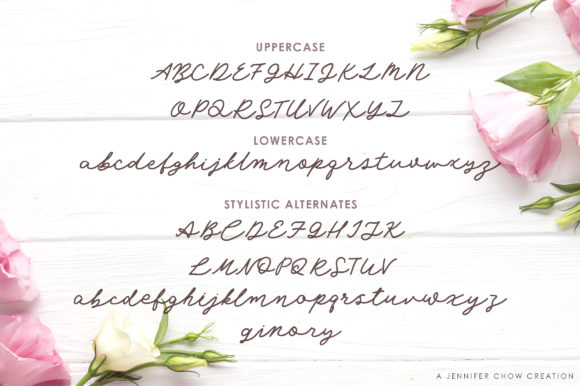 Angel Rose Font - Preview 4