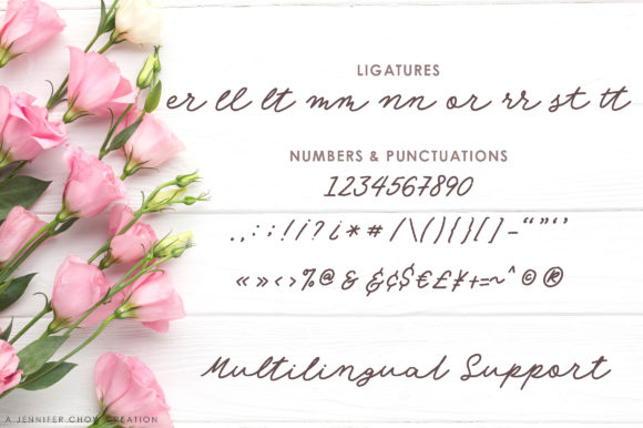 Angel Rose Font - Preview 5