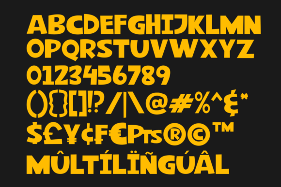Banana Island Font PNG with transparent background - Preview 2