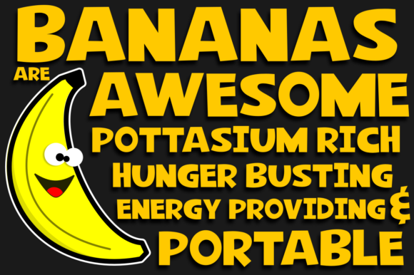 Banana Island Font PNG with transparent background - Preview 4