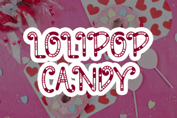 Candy Birthday Font - Preview 1
