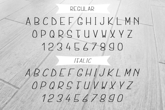 Dakimakura Font - Preview 1