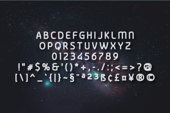 Darieno Font PNG with transparent background - Preview 1