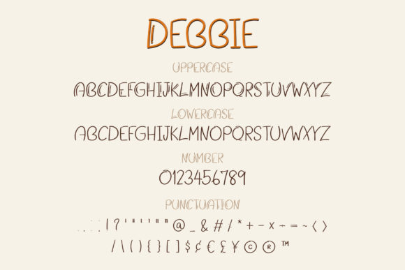 Debbie Font - Preview 2