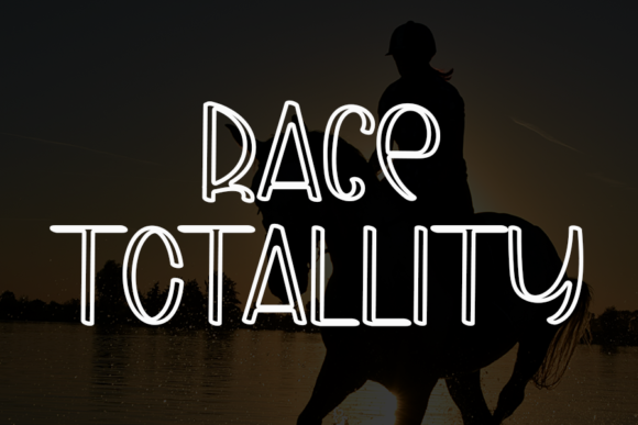 Flaying Horse Font PNG with transparent background - Preview 2