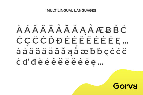 Gorva Font - Preview 3