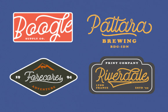Handley Font PNG with transparent background - Preview 3