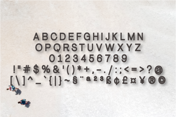 Hielote Font PNG with transparent background - Preview 1