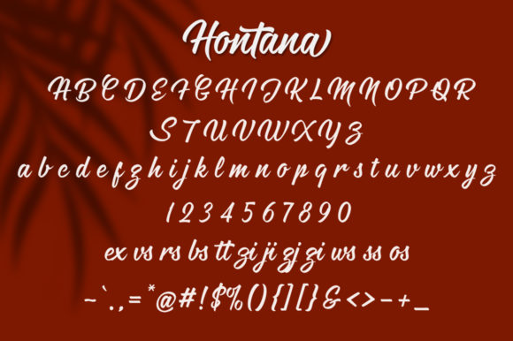 Hontana Font PNG with transparent background - Preview 6