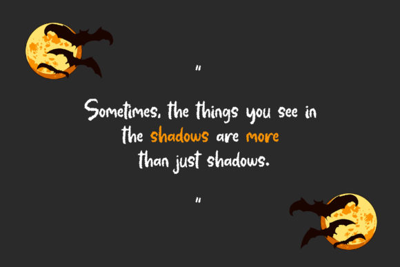 Mystery Night Font PNG with transparent background - Preview 1