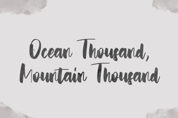 Ohayo Billie Font font preview - 1