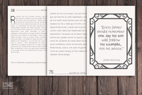 Santosa Font font preview - 3