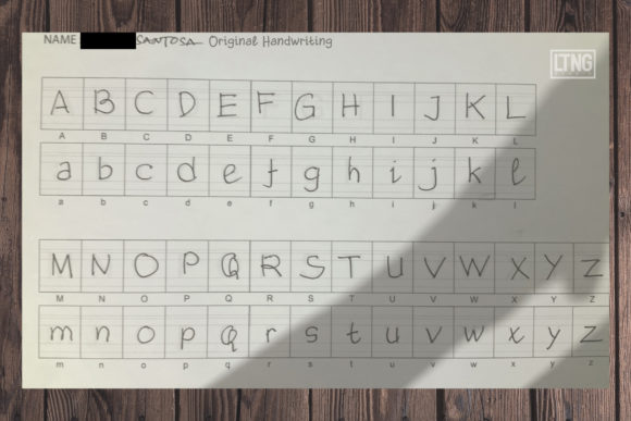 Santosa Font font preview - 4